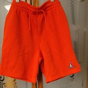 Jordan Bright Orange Athletic Shorts Boys
